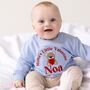 Mama's Little Valentine Bear Personalised Name Embroidered Sweatshirt Jumper, thumbnail 1 of 7