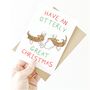 'Have An Otterly Great Christmas' Card, thumbnail 2 of 5