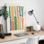 'Lovely Jubbly' Typography Print, thumbnail 3 of 3