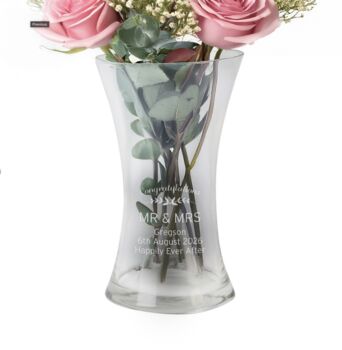 Personalised Classic Glass Vase, 4 of 4