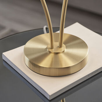 Gold Twin Globe Table Lamp, 2 of 2
