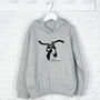 Ballet Shoes Personalised Dance Hoodie For Kids, thumbnail 6 of 7