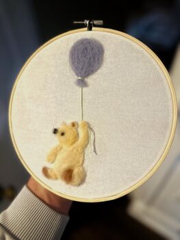 Personalised Needle Felted Baby Keep Sake, 6 of 7