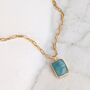 The Rectangle Amazonite Necklace, thumbnail 5 of 8