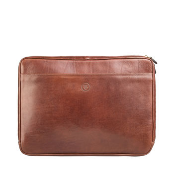 Luxury Italian Leather Laptop Case For Macbook, 4 of 12
