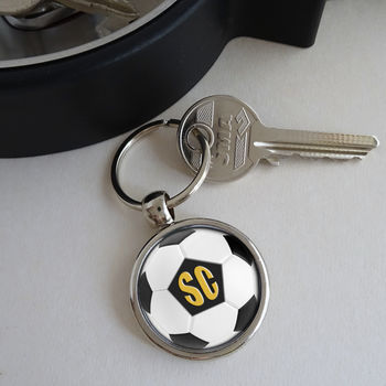 Personalised Football Keyring By Frozen Fire | notonthehighstreet.com