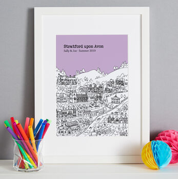 Personalised Stratford Upon Avon Print, 2 of 12