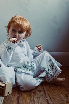 Folk Print Pyjamas Baby, 3 of 5