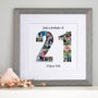 Personalised 21st Birthday Photo Collage, thumbnail 7 of 8