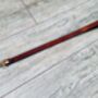 Personalised Brown Leather Lanyard, ID Badge Lanyard, thumbnail 5 of 10