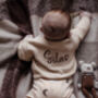 Personalised Taupe Knitted Cardigan, thumbnail 4 of 11