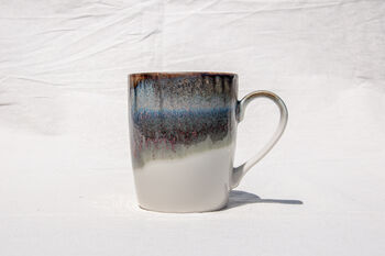 Brown U Shaped Handmade Porcelain Mug, 5 of 7