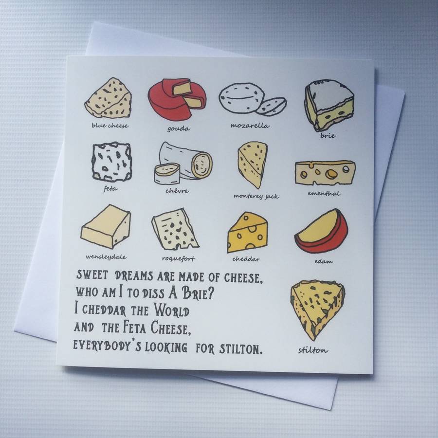 Download sweet dreams are made of cheese all purpose card by rael ...