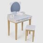 Eco Friendly Children's Dressing Table And Stool, thumbnail 7 of 7