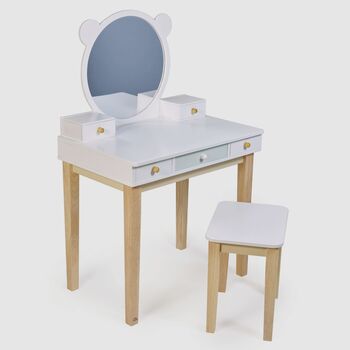 Eco Friendly Children's Dressing Table And Stool, 7 of 7
