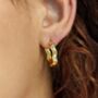 Pastel Jewelled Wiggle Hoop Earrings, thumbnail 1 of 12