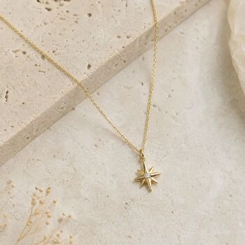 Minimalist Guiding North Star Necklace, 2 of 3