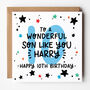 10th Son Birthday Card, thumbnail 1 of 3