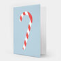 Candy Cane Christmas Card, thumbnail 1 of 3