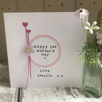 Personalised 1st Mothers Day Circle Card, 2 of 6