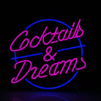 Cocktails And Dreams Neon Sign, 4 of 5