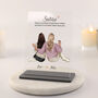 Personalised Sisters Acrylic Portrait Plaque, thumbnail 1 of 6