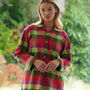 Women's 'Eskdale' Check Brushed Cotton Nightshirt, thumbnail 2 of 2