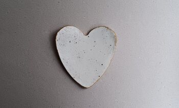 Heart Shaped Clay Valentine Ring Dish, 6 of 10