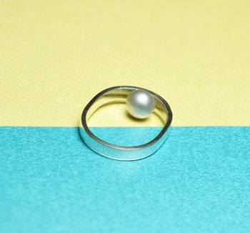 'Beautifully Simple' Handmade Pearl Silver Ring, 4 of 9