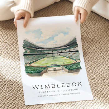 Tennis Poster Of Wimbledon Centre Court, 2 of 7