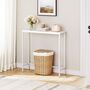 Slim Console Table For Hallway Compact Display Table, thumbnail 7 of 12