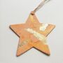 Personalised Marbled Star Christmas Tree Decoration, thumbnail 7 of 10