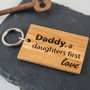 Personalised Daddy, A Daughter's First Love Keyring, thumbnail 3 of 4