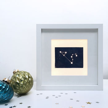 Personalised Leo Constellation Light Box, 4 of 7