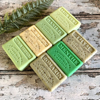 Three ‘Green’ Fragranced Handmade French Soaps, 5 of 10