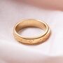 Personalised 18ct Gold Plated Galaxy Spinner Ring, thumbnail 4 of 9