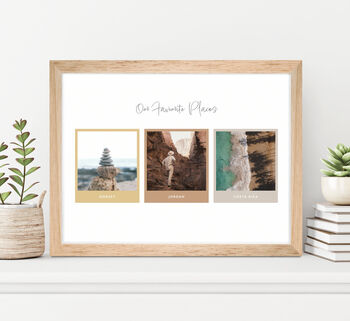 Favourite Holiday Pics Personalised Photo Print, 6 of 6