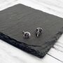 Sterling Silver Hedgehog Stud Earrings, thumbnail 3 of 7