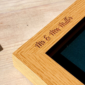 Personalised Wooden Picture Frame For Home, 6 of 7