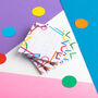 Geometric Shapes Sticky Notes Pad, thumbnail 4 of 6