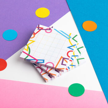 Geometric Shapes Sticky Notes Pad, 4 of 6