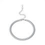 Curb Chain Bracelet, Silver Plated Or Gold Plated, thumbnail 3 of 5