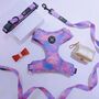 Pink Palm Tree Girl Strong Padded Dog Puppy Lead, thumbnail 3 of 6