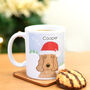 Personalised Snow Dog Christmas Mug, thumbnail 11 of 12