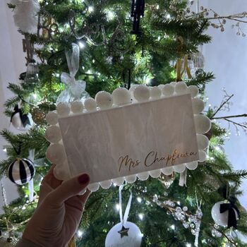 Pearl Personalised Bubble Ball Bridal Hen Party Clutch Bag, 3 of 5