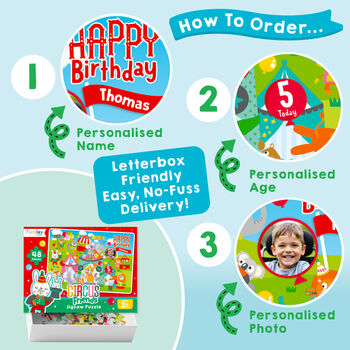 Personalised Circus Friends Birthday Jigsaw Puzzle, 4 of 10
