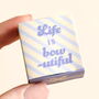 Tiny Matchbox Ceramic Bow Token, thumbnail 3 of 3
