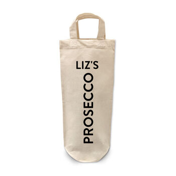 Personalised Prosecco Bottle Gift Bag, 2 of 4