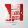 Personalised Christmas Cushion Red House, thumbnail 5 of 6