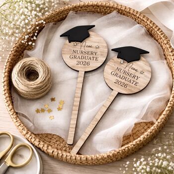 Personalised 2026 Nursery Graduation Keepsake Wand, 3 of 7